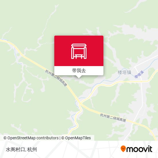 水阁村口地图