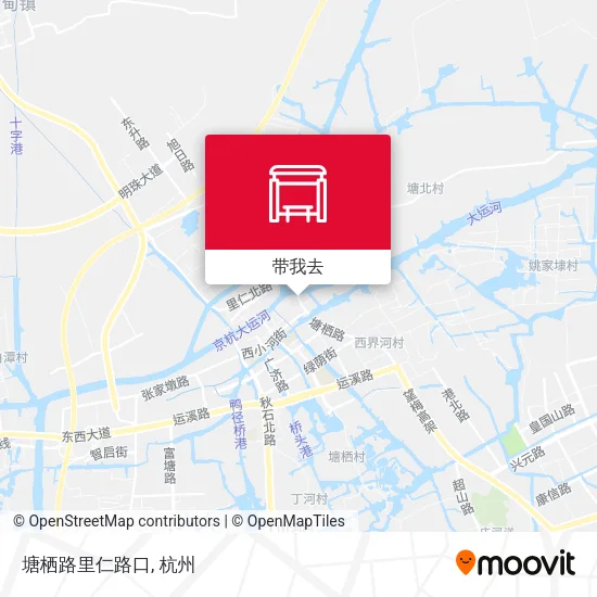 塘栖路里仁路口地图