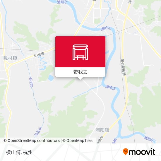 横山傅地图
