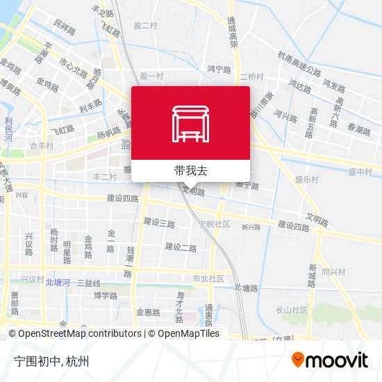 宁围初中地图