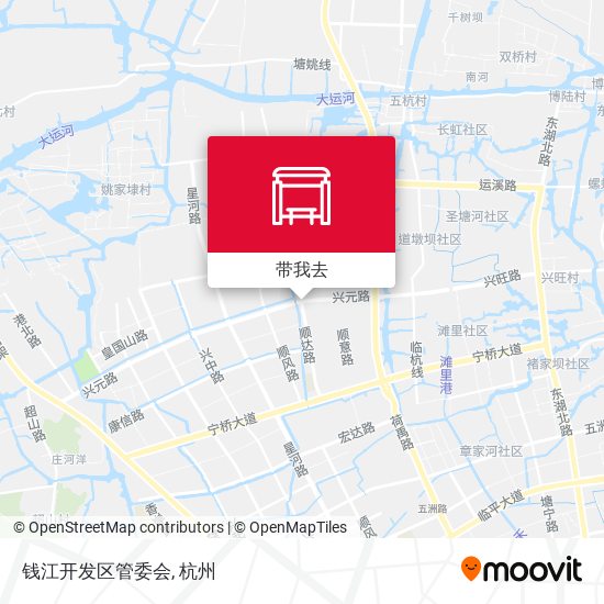 钱江开发区管委会地图