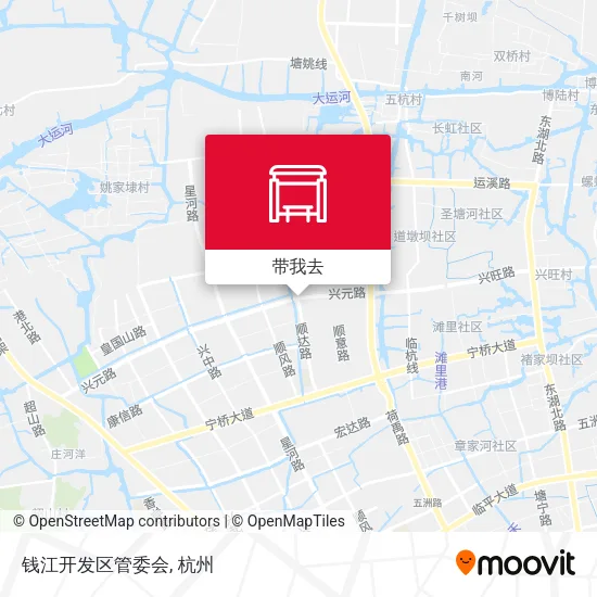 钱江开发区管委会地图