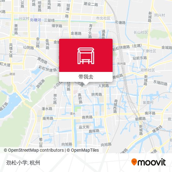 劲松小学地图