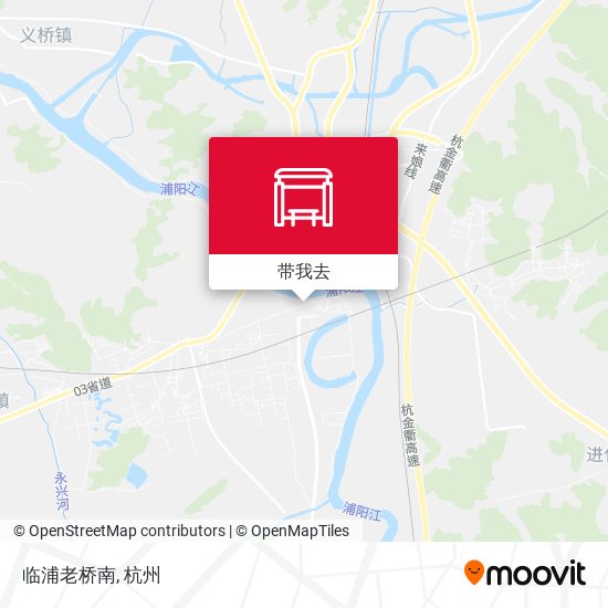 临浦老桥南地图
