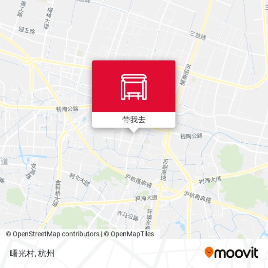 曙光村地图
