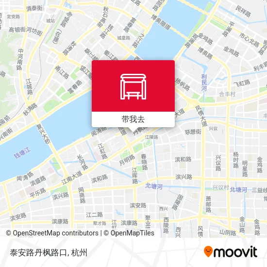 泰安路丹枫路口地图