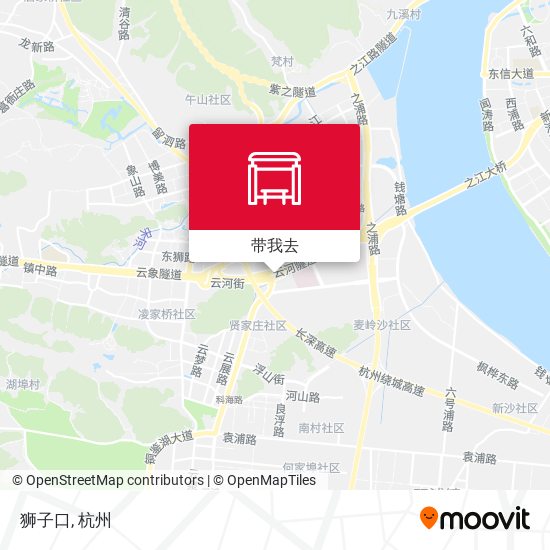 狮子口地图