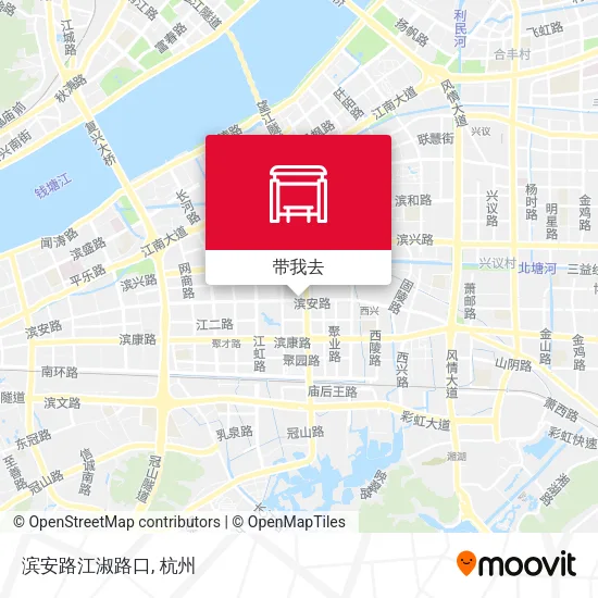滨安路江淑路口地图