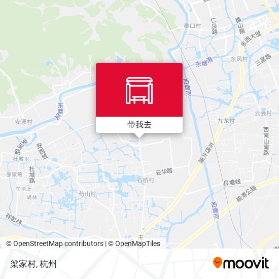 梁家村地图