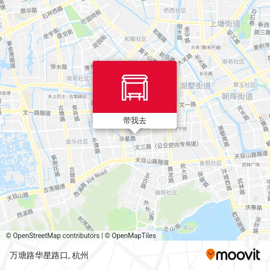 万塘路华星路口地图