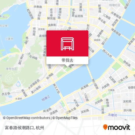 富春路候潮路口地图