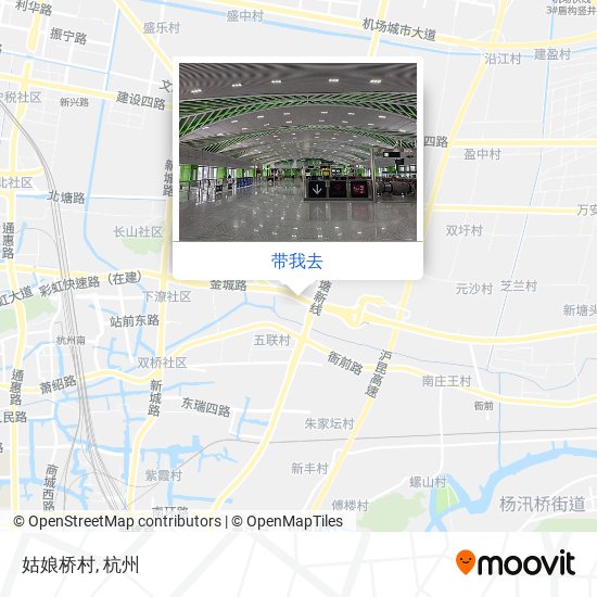 姑娘桥村地图