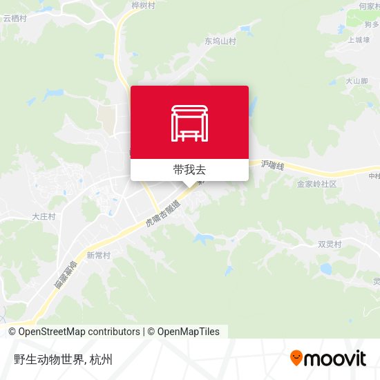 野生动物世界地图