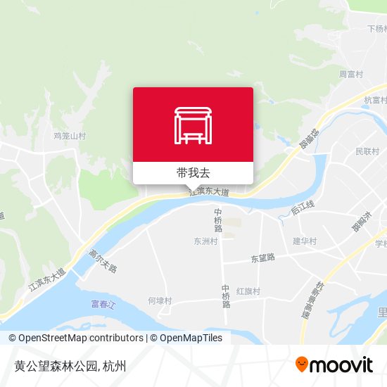 黄公望森林公园地图