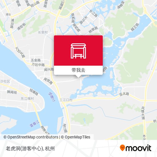 老虎洞(游客中心)地图