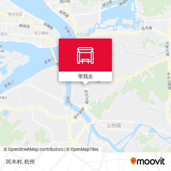 民丰村地图