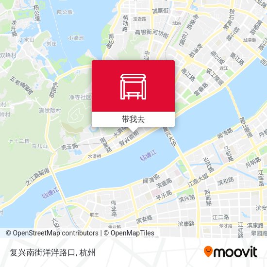 复兴南街洋泮路口地图