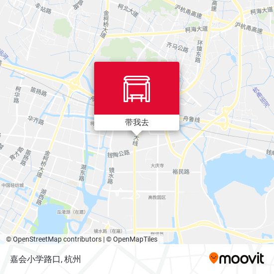 嘉会小学路口地图