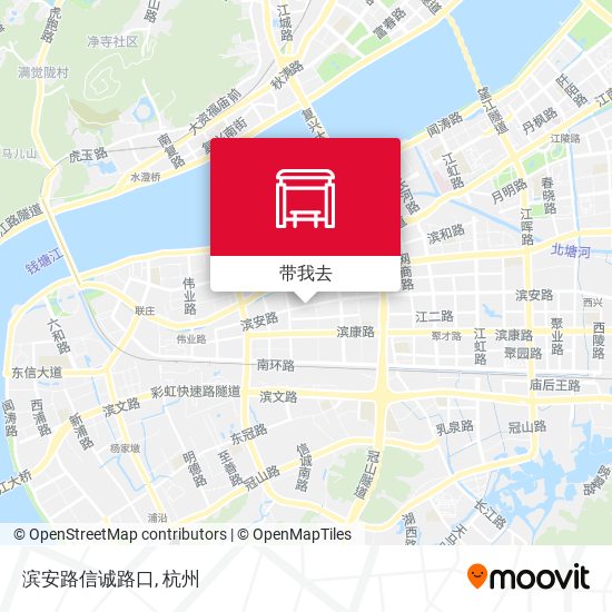 滨安路信诚路口地图