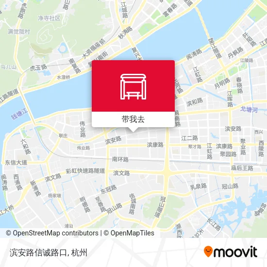 滨安路信诚路口地图