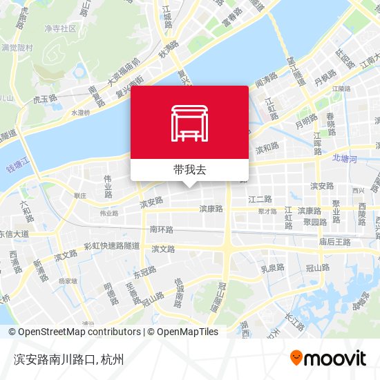 滨安路南川路口地图