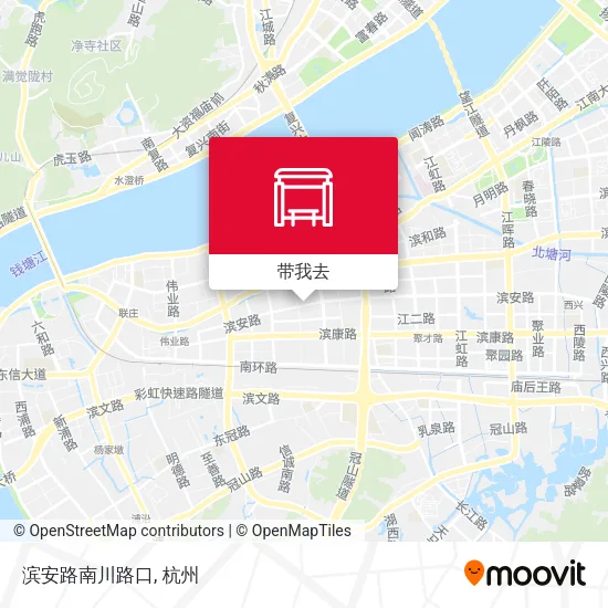 滨安路南川路口地图