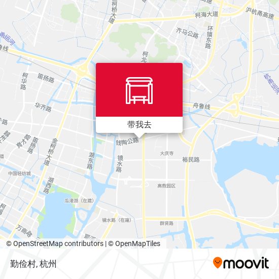 勤俭村地图