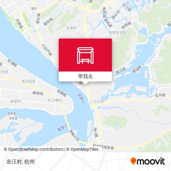 东汪村地图