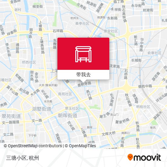 三塘小区地图