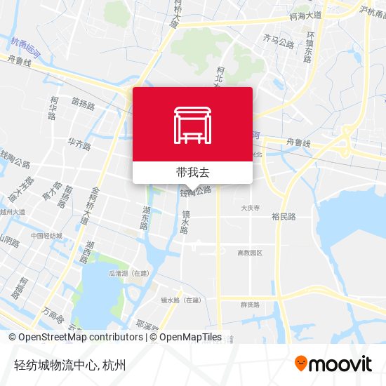 轻纺城物流中心地图