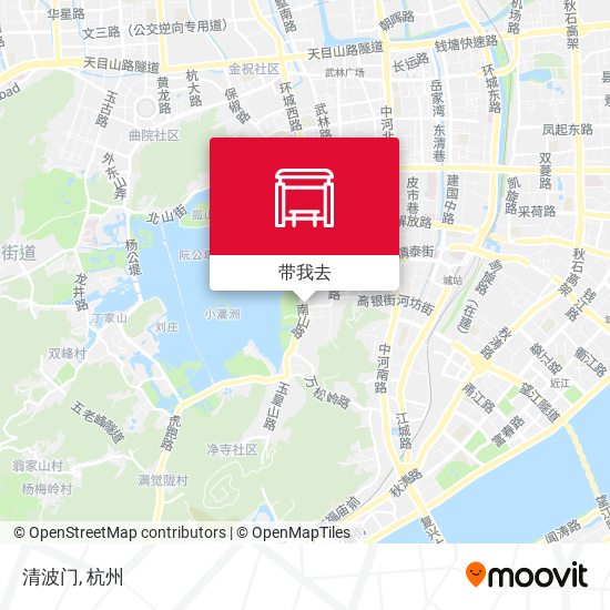 清波门地图