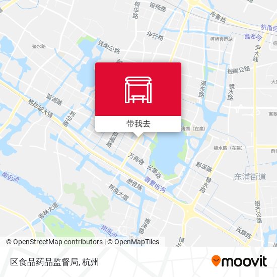 区食品药品监督局地图