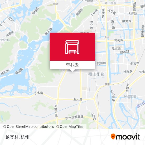 越寨村地图