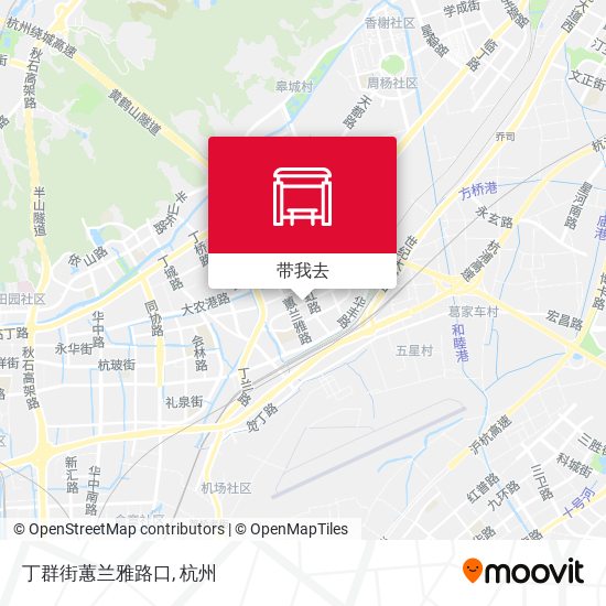 丁群街蕙兰雅路口地图