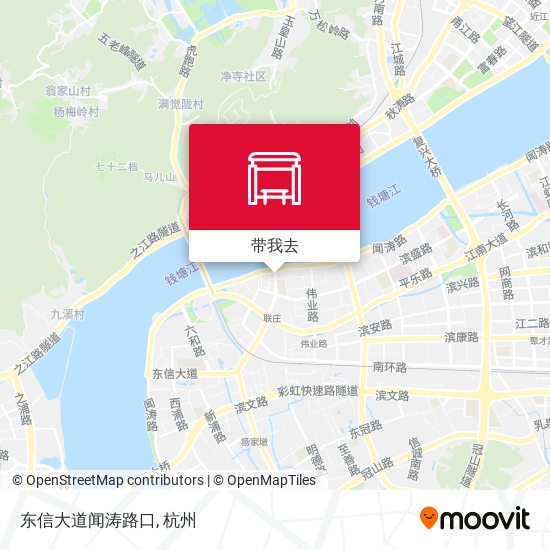 东信大道闻涛路口地图
