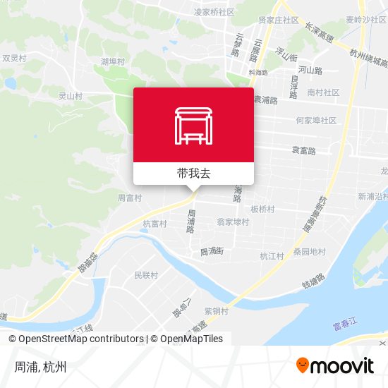 周浦地图