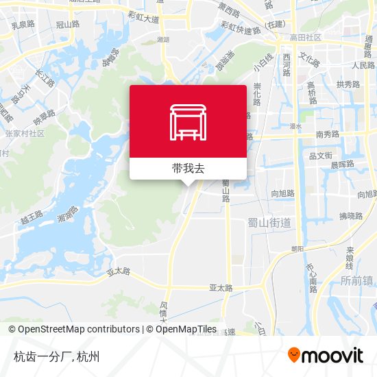 杭齿一分厂地图