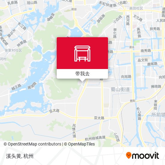 溪头黄地图
