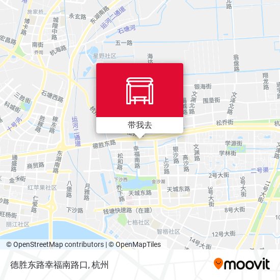 德胜东路幸福南路口地图