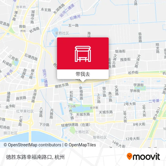 德胜东路幸福南路口地图