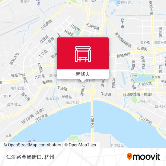 仁爱路金堡街口地图