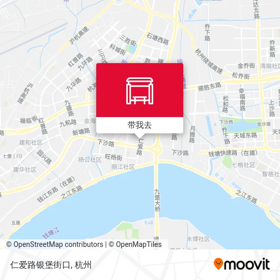 仁爱路银堡街口地图