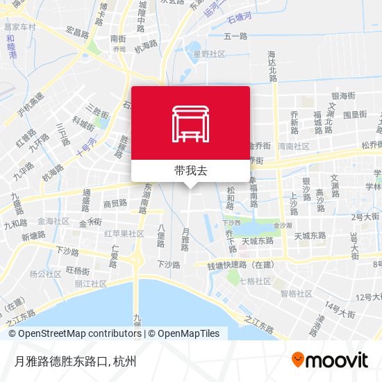 月雅路德胜东路口地图