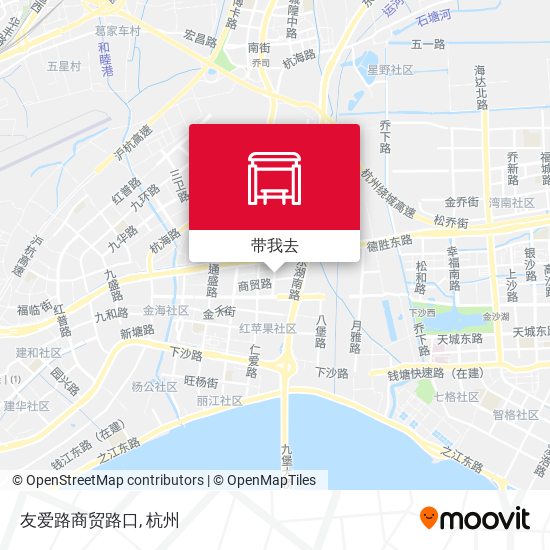 友爱路商贸路口地图