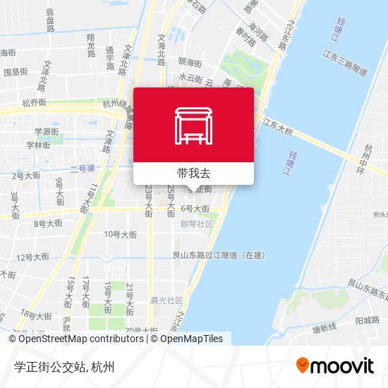 学正街公交站地图