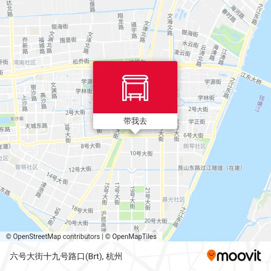 六号大街十九号路口(Brt)地图