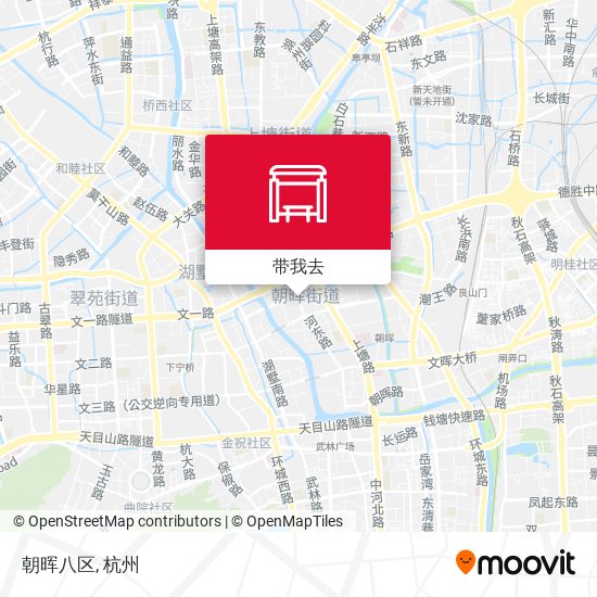 朝晖八区地图