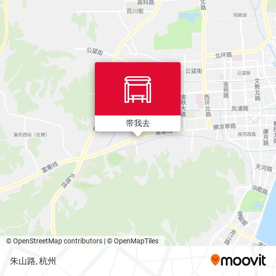 朱山路地图
