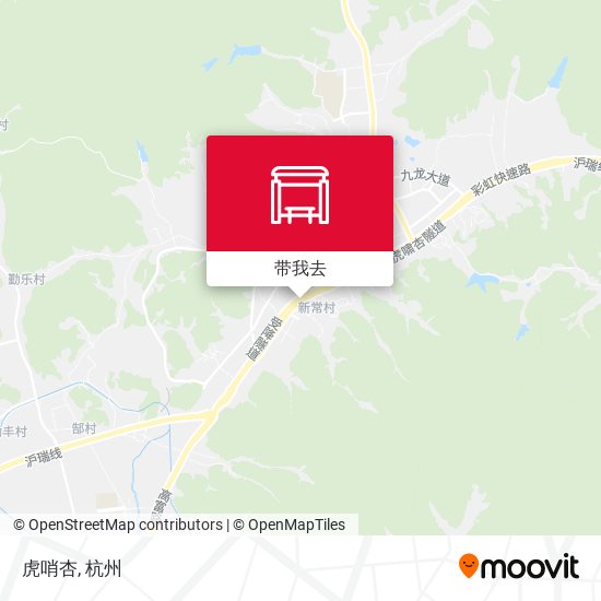 虎哨杏地图