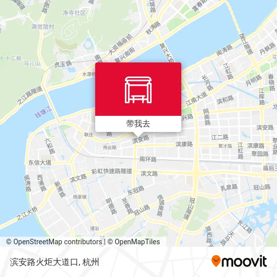 滨安路火炬大道口地图